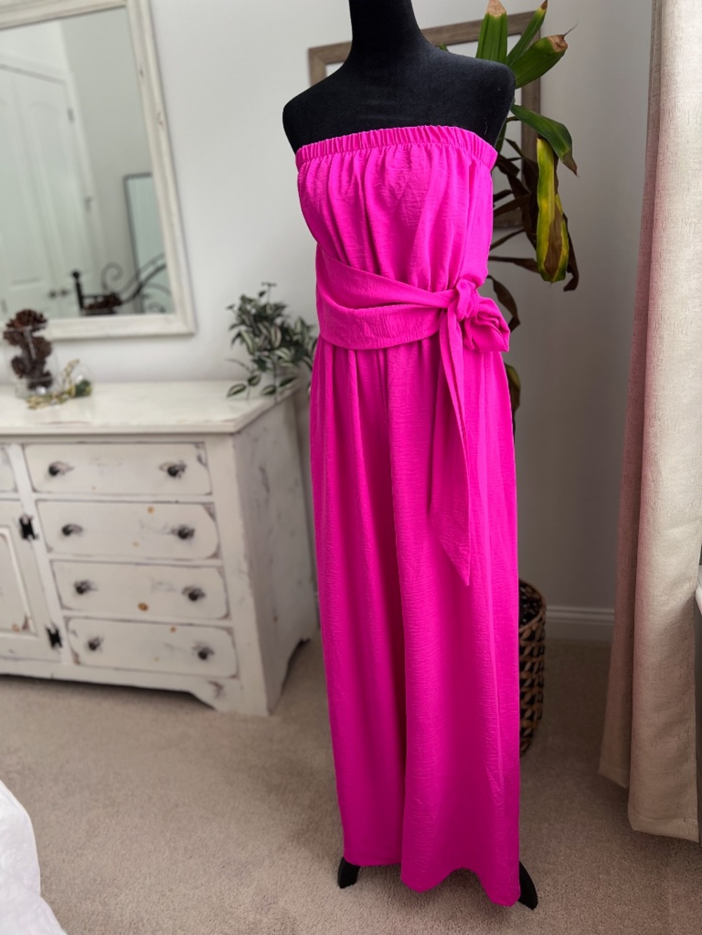 Strapless jumpsuit